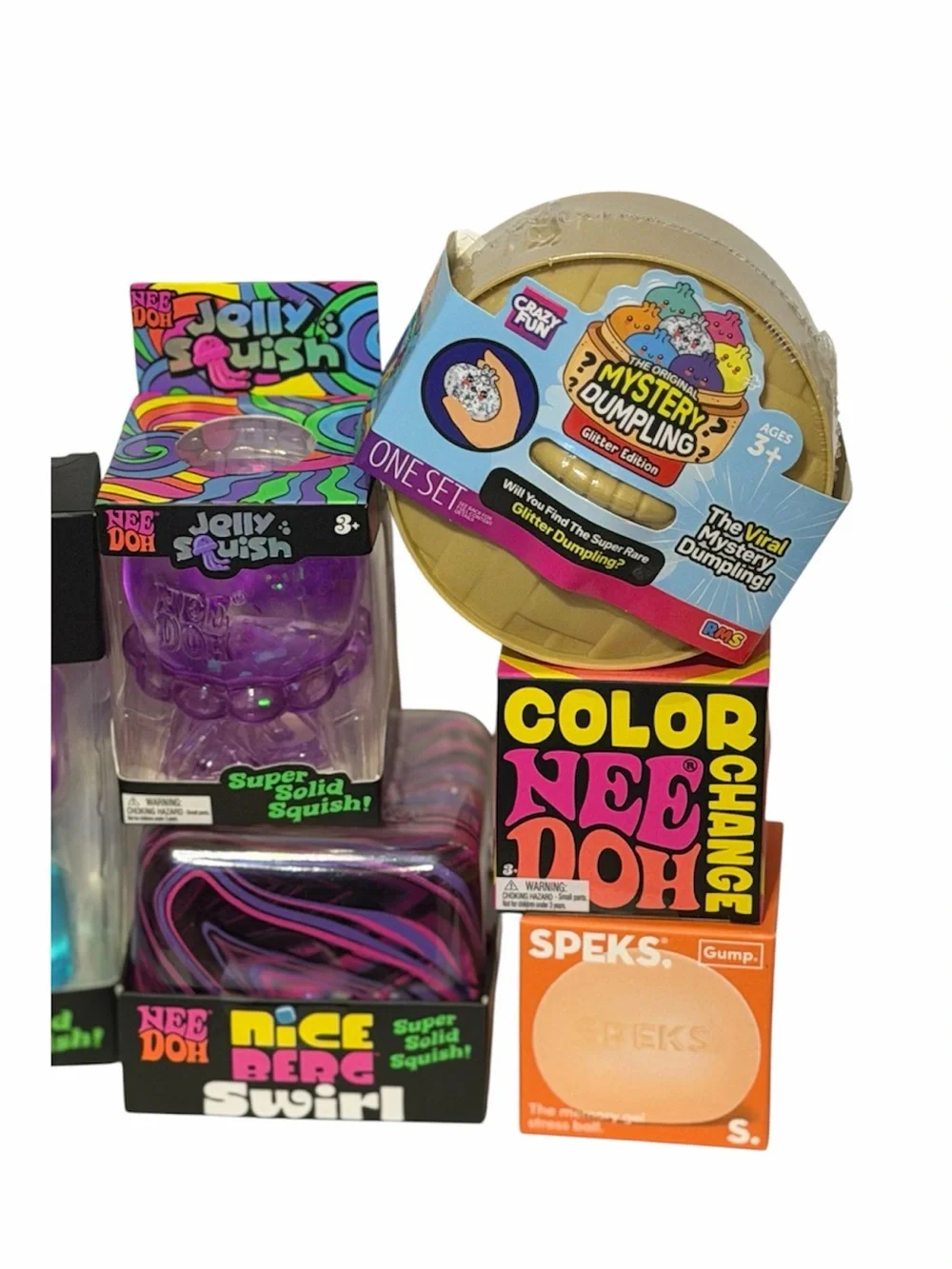 Authentic VIRAL Needoh's, & assortment of Squishy's Bundle/Lot of 11, NWT